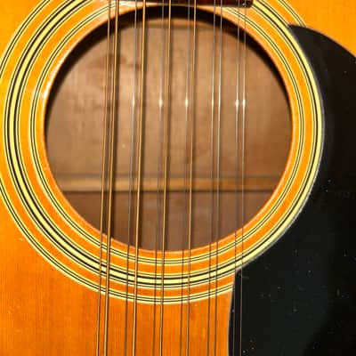 Carlos Model 285-Style 12-String Acoustic Guitar w Hard Case image 4
