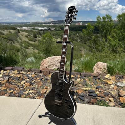 Epiphone Nighthawk Custom Reissue 2011 - Trans Black image 1