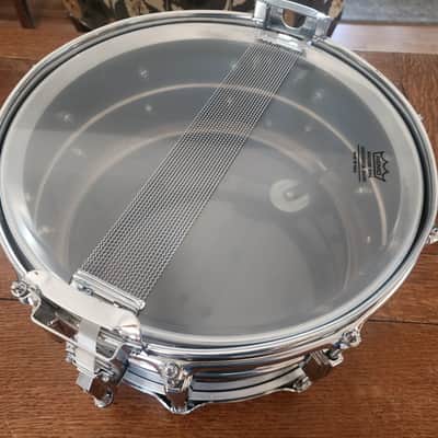 Ludwig LM411 Super-Sensitive (changed over to P85)6.5x14" 10-Lug Aluminum Snare Drum 1980's- Chrome-Plated image 10