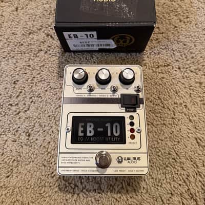 Walrus Audio EB-10 Preamp/EQ/Boost 2020 - Cream image 1