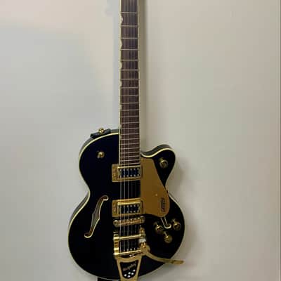 Gretsch G5655TG Electromatic Center Block Jr. Single Cutaway with Gold Hardware 2020 - Present - Black Gold image 1