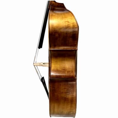 High quality 4/4 Double bass,Flames Maple back,Spruce Wood Top,Deep Big Sound image 10