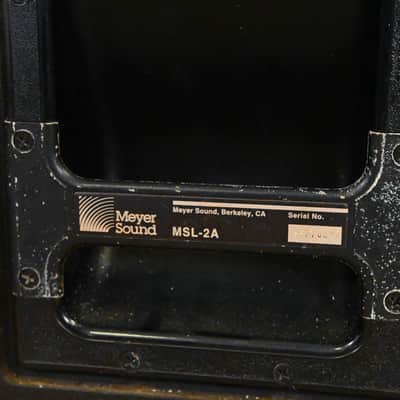 Meyer Sound MSL-2A Self-Powered Reinforcement Loudspeaker CG01FZM *ASK FOR SHIPPING* image 6