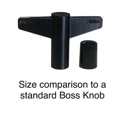 Toe Knob - Expression knob for effect pedals 2024-present - Black and Orange image 8