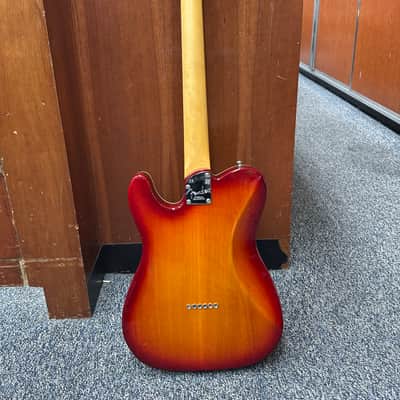 Fender American Elite Telecaster with Maple Fretboard 2015 (first year) Aged Cherry Burst image 2