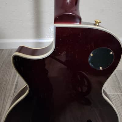 Firefly   FFLPS White Burst UPGRADED w Locking Tuners and gold metal PU Rings image 19