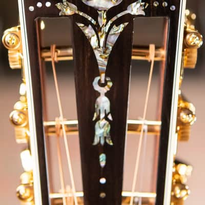 Martin Custom Shop 00 12-Fret Acoustic Guitar - Exceptional Broad Figured Koa with Hardshell Case image 7
