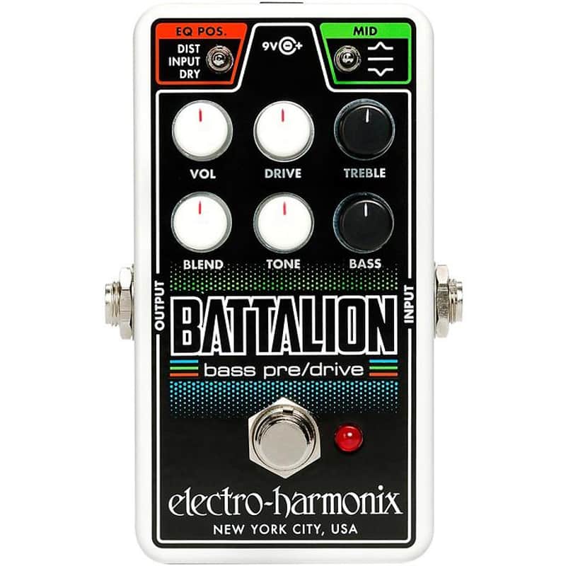 Electro-Harmonix Nano Battalion Bass Preamp & Overdrive image 1