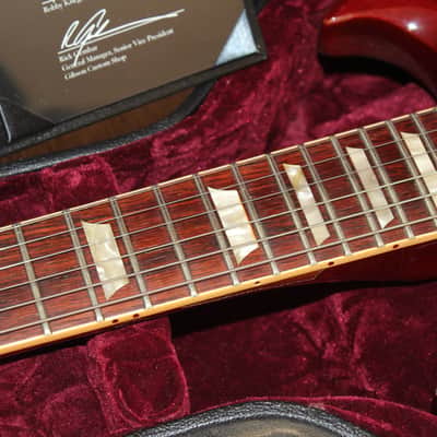Gibson Custom Shop "Inspired By" Robby Krieger THE DOORS SG Standard Aged & Signed, 2009 Tom Murphy Aged - Dark Heritage Cherry image 13