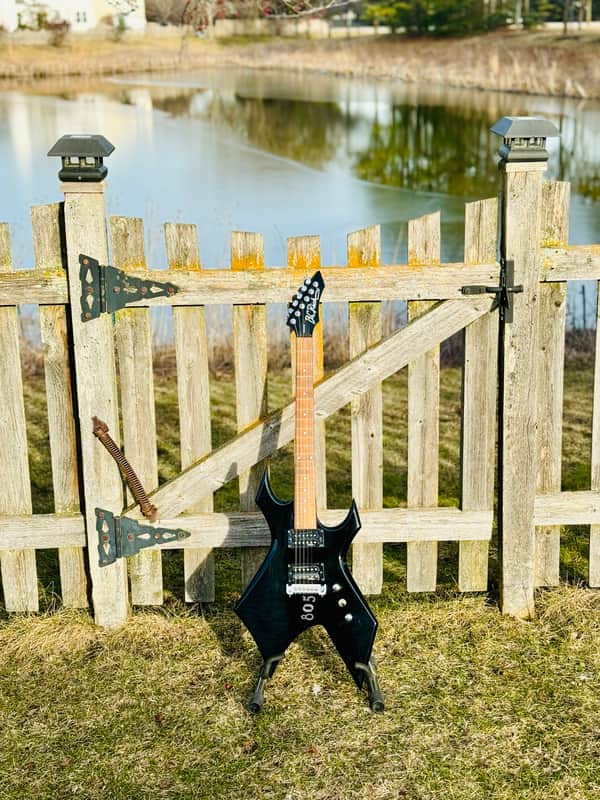 B.C. Rich Warlock Bronze Series 2000’s - Gloss Scary Black image 1