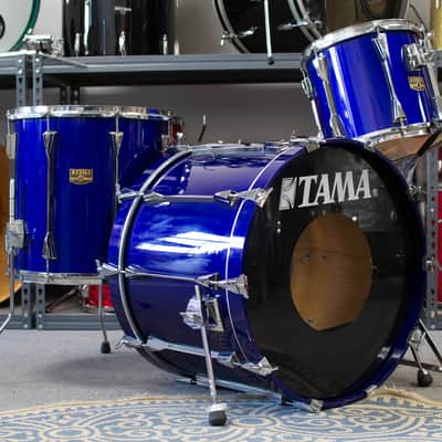 1980s Tama Artstar II Jewel Blue Drum Kit image 1