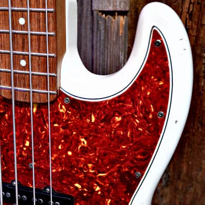 Keith Holland J Bass-ANS #1315 - Vintage White image 6