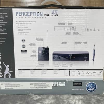 AKG WMS45 Perception Wireless Instrument Microphone System (Band A) 2010s - Black image 2