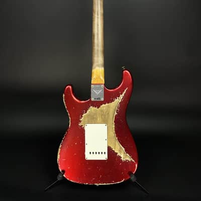 Fender Custom Shop 1963 Stratocaster Super Heavy Relic - Candy Apple Red image 10