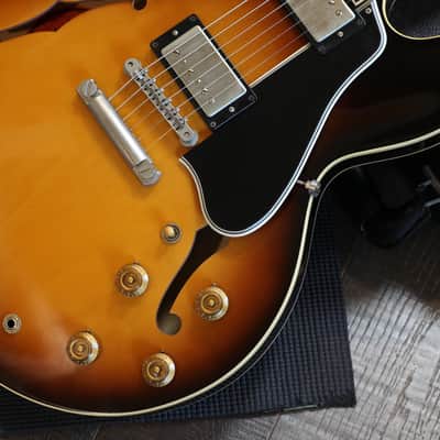 Minty! 2012 Gibson Custom Shop 1959 Historic ES-335 VOS Semi-Hollow Electric Guitar Sunburst + COA OHSC image 7