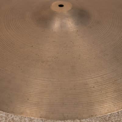 1970s Zildjian 22" A Thin Stamp Ride Cymbal 2930g image 6