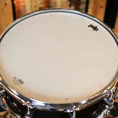 PDP 5.5x14 Concept Black Nickel over Steel Snare Drum - PDSN5514BNCR image 4