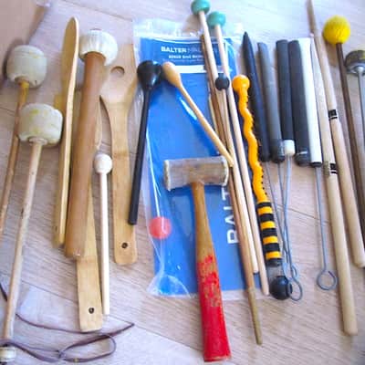 Drum Sticks, Brushes, Mallets, Stick Bag Lot image 2