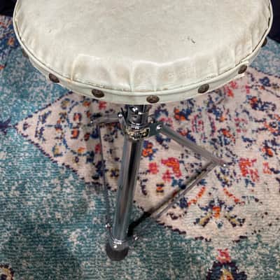 Slingerland - No. 838 Rocket Drum Throne 1960 - Chrome/White Seat image 6