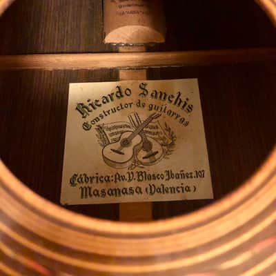 RICARDO SANCHIS NACHER historical guitar c.1932-Spruce/Indian Rosewood image 5