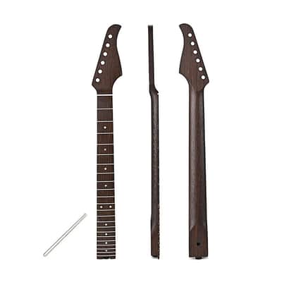 Electric Guitar Neck for Ib Style, 22 Fret 25.5 Inch Maple Rosewood Fingerboard Guitar Parts Replacement image 1