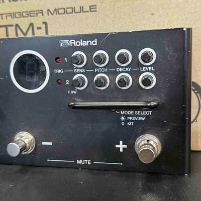 Roland TM1 Trigger Module with 3 Triggers & Cables (Box F; Rm1) image 4