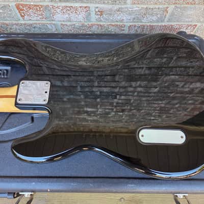 Vintage 1983 Fender Precision Bass Elite I Bass Guitar w/ Original Plastic Molded Case! image 12