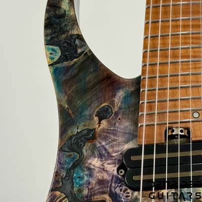 Legator Ghost X7F Multiscale Headless 7-String Electric Guitar w/ Bag - Coral image 5