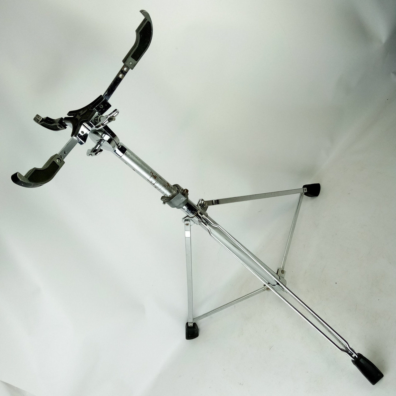 Rogers Snare Drum Stand Memriloc Hardware Chrome Vintage 70s 54-1000 USA 14,15" — main photograph