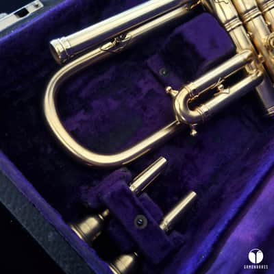 WOW Martin Handcraft goldplated with case and two mouthpieces GAMONBRASS image 6