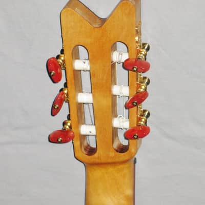 Handmade Crossover Classical Guitar, Flying V, + Pickup & Gigbag image 10