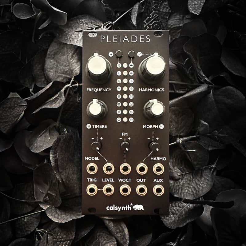 Pleiades   Full Size Replica Of Mutable Plaits   Black Matte Aluminum image 1