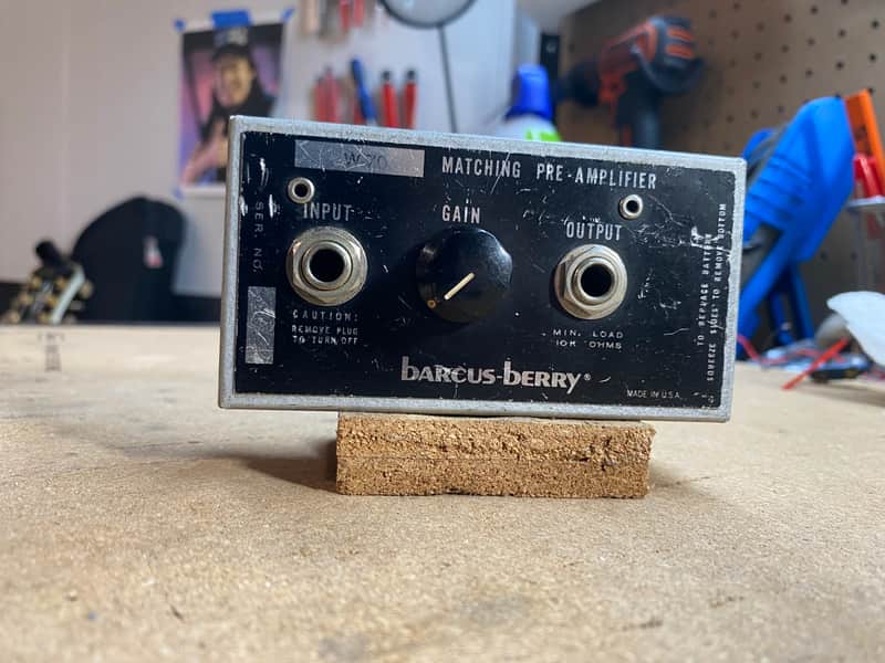Barcus-Berry W-70 Matching Preamplifier image 1