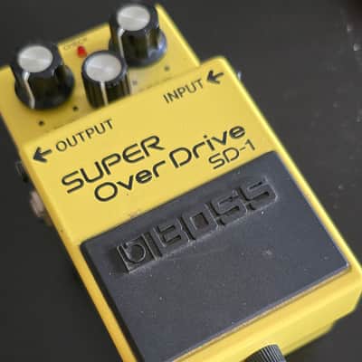 Boss SD-1 Super OverDrive (Silver Label) 1997 - Present - Yellow image 5