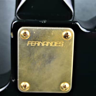Fernandes Telecaster Bass TEB-75MW 1989 black 'signature Watanabe Mitsugu' japan import image 7