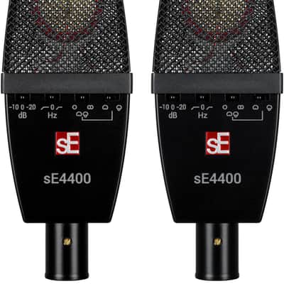 Pair Se Electronics sE4400 All Metal Condenser Microphones w/Switchable Patterns image 1