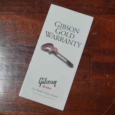 Gibson Gold Warranty Manual Case Candy, Accessory, Hang Tag image 1
