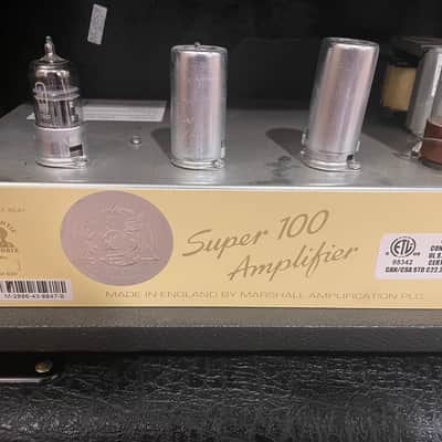 Marshall Super 100JH Jimi Hendrix Signature Head 2006 - Black image 6