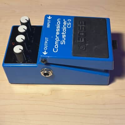 TESTED Boss CS-3 Compression Sustainer (Silver Label) 1997 - Present - Blue WORKS GREAT image 4
