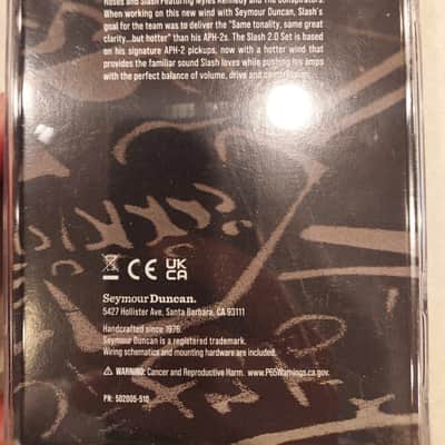 Seymour Duncan Slash 2.0 Signature Humbucker Set 2023 - Present Black image 5