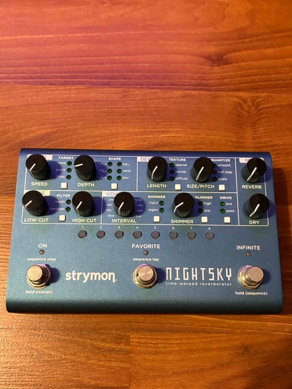 Strymon NightSky Time-Warped Reverberator 2020 - Present - Blue