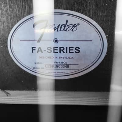 Fender FA-135CE Concert Acoustic Electric image 7