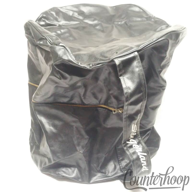 *Slingerland 16x16" Floor Tom Drum Leather Case/Bag Vintage 60s-70s Script Logo* image 1
