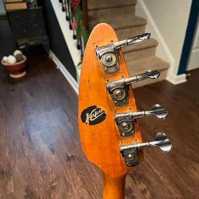 Kapa Minstrel 4 String Bass 60s Blue image 4