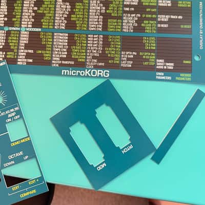 Oversynth Overlay for the MicroKORG - Teal Schema image 2