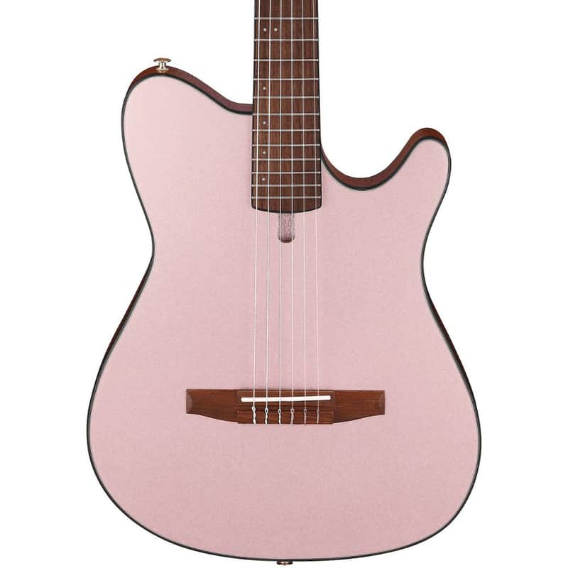 Ibanez FRH10N Thinline Nylon Acoustic Electric - Rose Gold Metallic Flat image 1