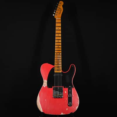 Fender Custom Shop '52 Telecaster Super Heavy Relic- Aged Fiesta Red 2025 (R149273) image 2