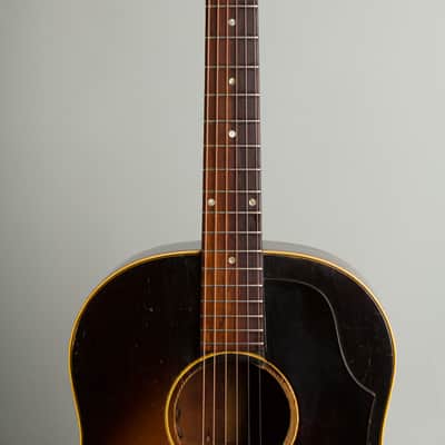 Gibson J-45 Flat Top Acoustic Guitar (1956), ser. #V8669-8 (FON), black tolex hard shell case. image 8