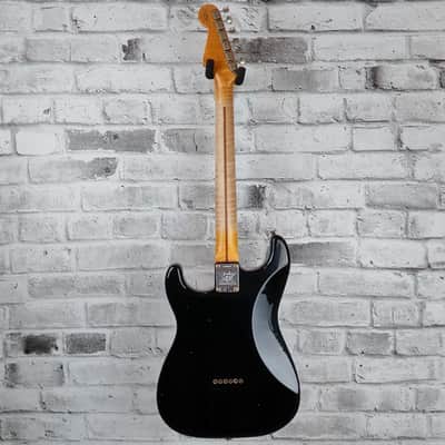 Fender Custom Shop Limited Edition '54 Stratocaster Hard Tail Journeyman, Aged Black image 2
