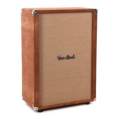 Two Rock 2x12 150w Vertical Cabinet w/Two-Rock 1265B Speaker Tobacco Suede w/ Cane Grill image 2